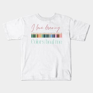 Colors heal me Kids T-Shirt
